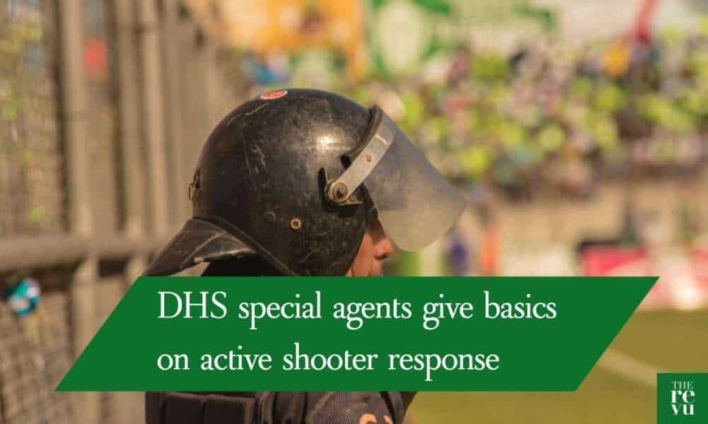 DHS special agents give basics on active shooter response THE REVIEW