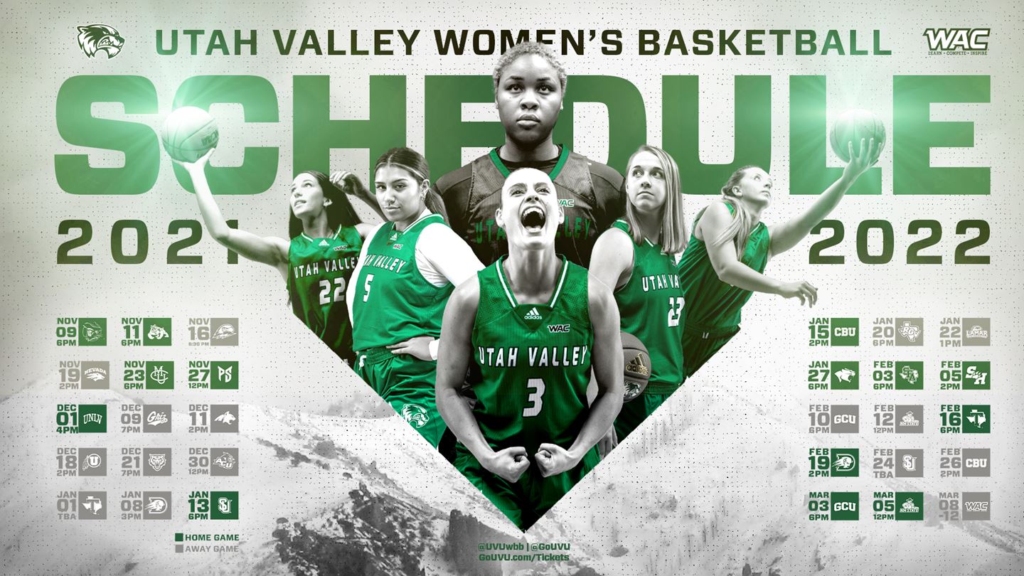 Uvu Fall 2022 Schedule Women's Basketball Team Releases Full 2021-2022 Schedule - The Review